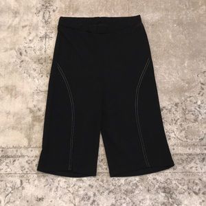 Black Biker Shorts PLT